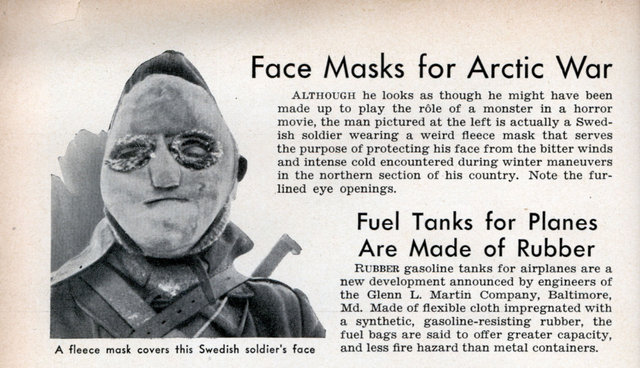 the old muslim terrorist disguised as a swedish soldier with a face mask trick .....